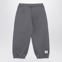 Douuod Grey Cotton Blend Jogging Trousers