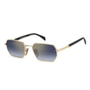 David Beckham Sunglasses Db 1174/S Rhl1 V Black/Blue Mirror Men