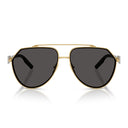 Dolce & Gabbana Sunglasses Dg2315 02/87 Gold/Dark Grey Men