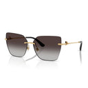 Dolce & Gabbana Sunglasses Dg2321 02/8 G Gold/Smoky Gray Gradient Women