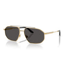 Dolce & Gabbana Sunglasses Dg2328 131387 Gold Silver/Dark Grey Men