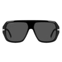 Dsquared2 Lunettes de soleil D2 0160/S 807/Ir Noir Argent/Gris Fumé Homme's