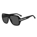 Dsquared2 Lunettes de soleil D2 0160/S 807/Ir Noir Argent/Gris Fumé Homme's