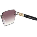 Dsquared2 Sonnenbrille D2 0173/S I20 Schwarz/Rosa Farbverlauf Herren