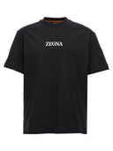 Zegna Rubberized Logo T Shirt