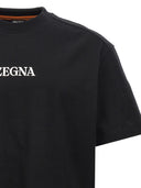 Zegna Rubberized Logo T Shirt