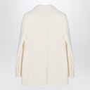 Blazé Milano Cream Double Breasted Jacket In Wool