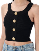 Balmain Top Negro