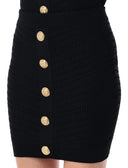 Faldas Balmain negras