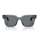 Emporio Armani Sunglasses Ea4271 636480 Glossy Transparent Gray/Dark Blue Women