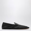 The Row Black Leather Awar Loafer