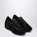 The Row Black Sneaker In Pony And Velvet