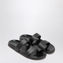 The Row Hugh Sandalo In Black Leather