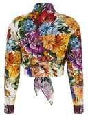 Dolce & Gabbana Floral Crop Shirt