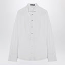 Dolce & Gabbana wit shirt met Piqué Prastron