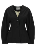Ganni Single Breasted Blazer