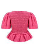 Ganni Smock Stitch Top