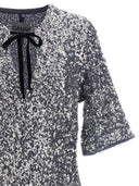 Vestido largo de lentejuelas ganni