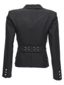 Alessandra Rich Single Breast Lace Up Blazer Jacket