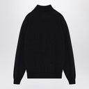 Loro Piana Grey Cashmere Turtleneck Sweater