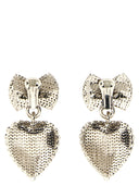 Alessandra Rich 'Metal Heart' Earrings