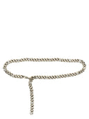 Alessandra Rich Chain Belt With Rhinestones