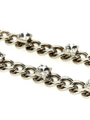 Alessandra Rich Chain Belt With Rhinestones