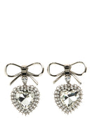 Alessandra Rich Metal Bow Earrings