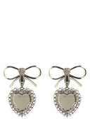 Alessandra Rich Metal Bow Earrings