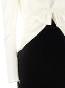 Alessandra Rich Long Bow Dress