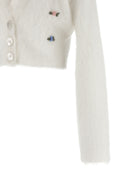 Alessandra Rich 'Carded Mohair' Cardigan