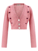 Alessandra Rich 'Carded Mohair' Cardigan
