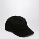 Loro Piana Black Cashmere Baseball Cap