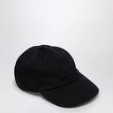Loro Piana Navy Blue Cashmere Baseball Cap