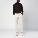 Loro Piana Brown Cashmere Turtleneck Sweater