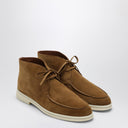 Loro Piana Walk And Walk Brown Lace Up Boot