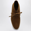 Loro Piana Walk And Walk Brown Lace Up Boot