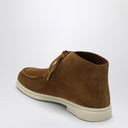 Loro Piana Walk And Walk Brown Lace Up Boot