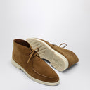 Loro Piana Walk And Walk Brown Lace Up Boot