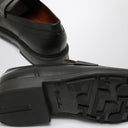 Loro Piana Black Leather Travis Loafer