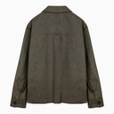 Loro Piana Moss Green Cotton Shirt Jacket