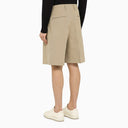 Loro Piana Desert Coloured Linen And Cotton Bermuda