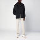 Loro piana niebieska kaszmirowa kurtka zapinana na zamek