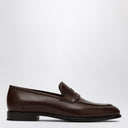 Loro Piana Brown Leather Sergio Loafer