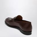 Loro Piana Brown Leather Sergio Loafer