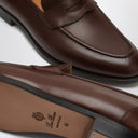 Loro Piana Brown Leather Sergio Loafer