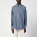 Loro Piana Light Blue Cashmere Blend Shirt