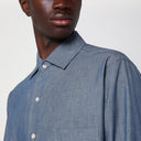 Loro Piana Light Blue Cashmere Blend Shirt