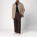 Loro Piana Brown Wool And Cashmere Trousers