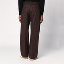 Loro Piana Brown Wool And Cashmere Trousers